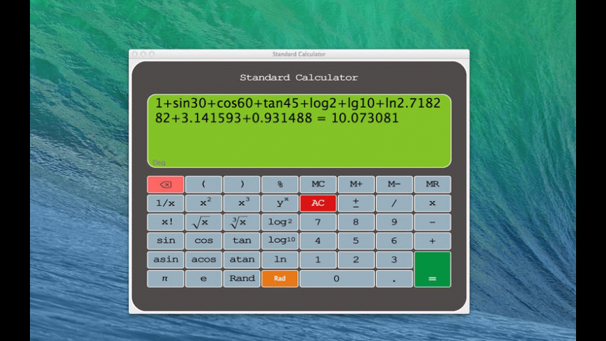 Mac App Scientific Calculator